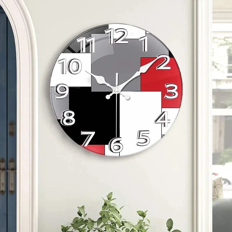 Horloge Moderne Design Abstrait