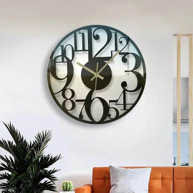 Horloge Murale Grand Chiffres
