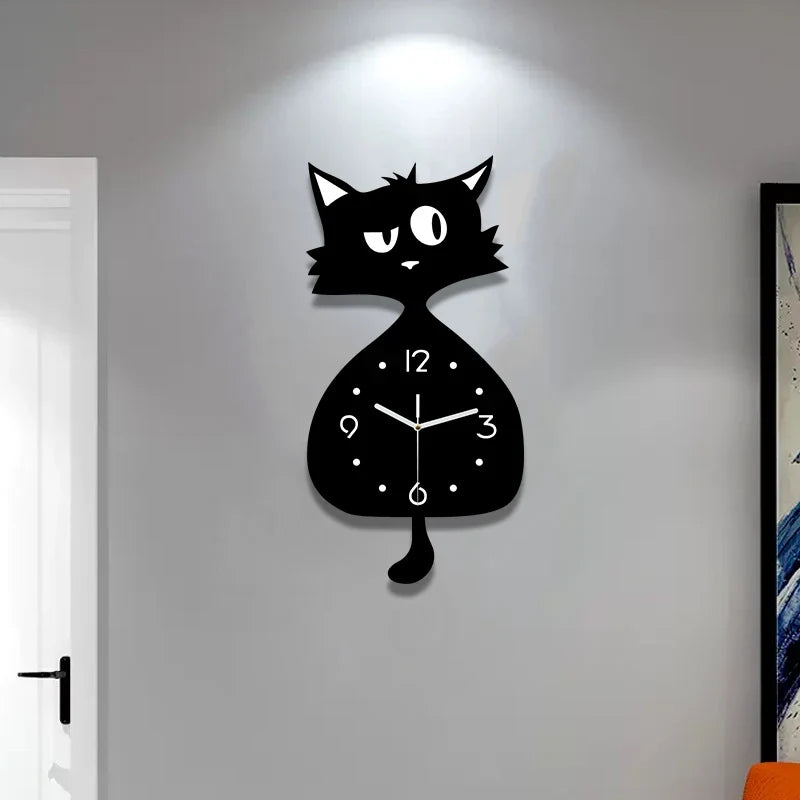 Horloge Chat Design Amusant