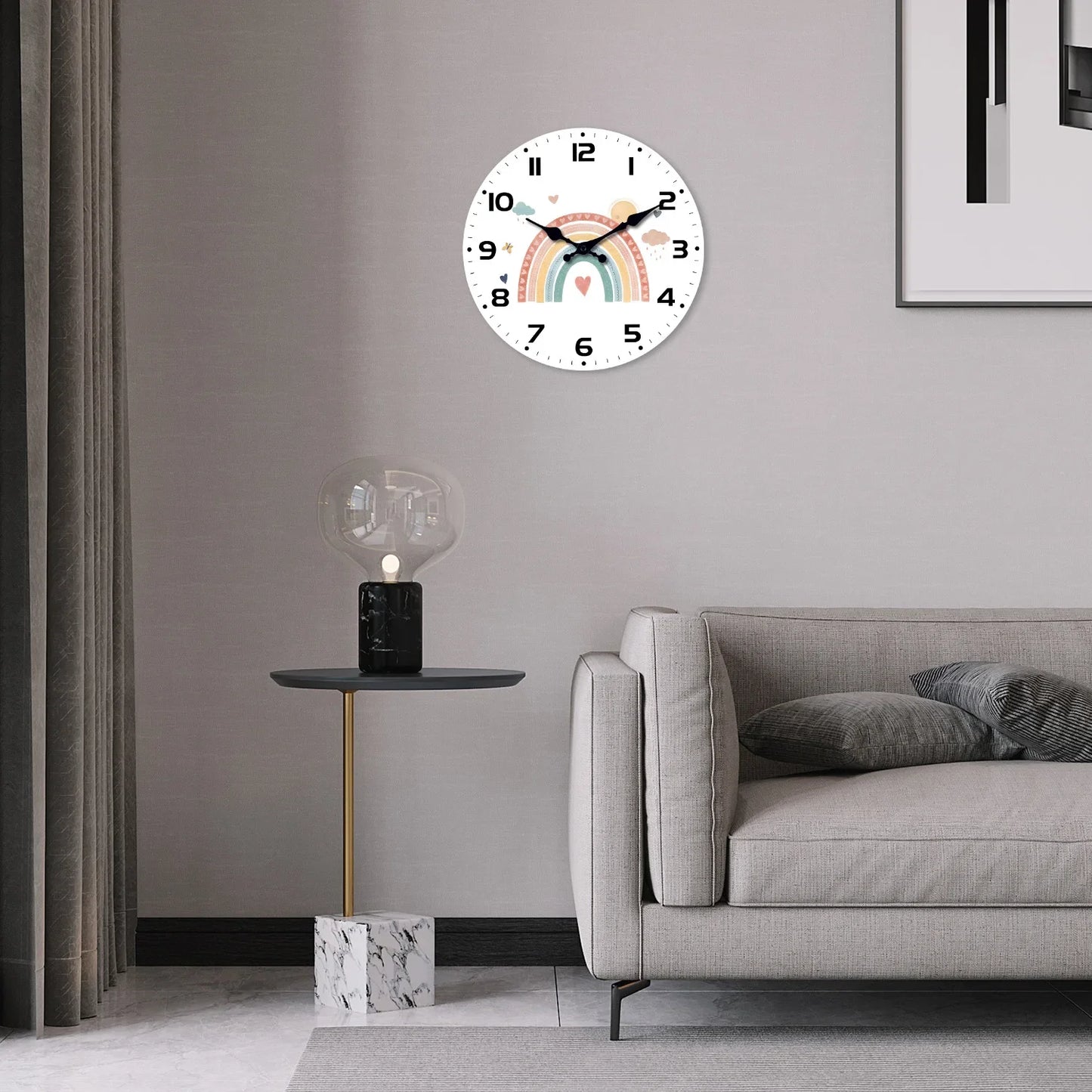 Horloge Enfant Arc-en-Ciel