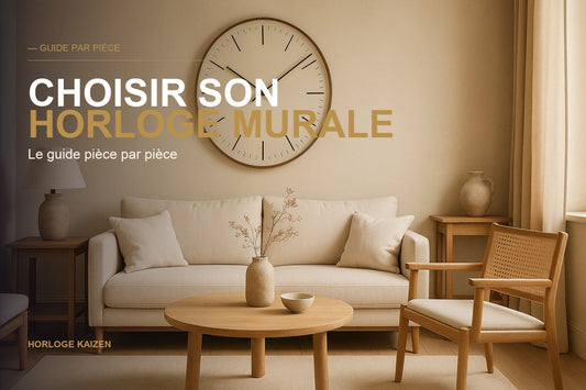CHOISIR SON HORLOGE MURALE — Horloge Kaizen