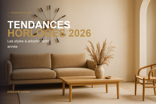 TENDANCES HORLOGES 2026 — Horloge Kaizen