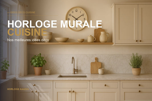 HORLOGE MURALE CUISINE — Horloge Kaizen