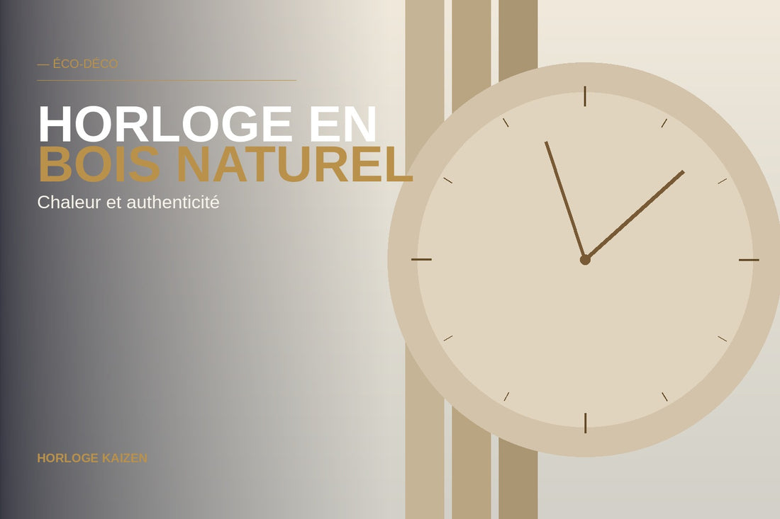 Horloge Murale Bois : Chaleur et Authenticité pour Votre Intérieur