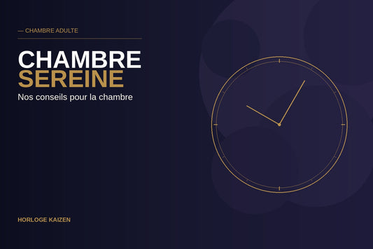 Horloge murale chambre adulte : nos conseils pour un espace serein
