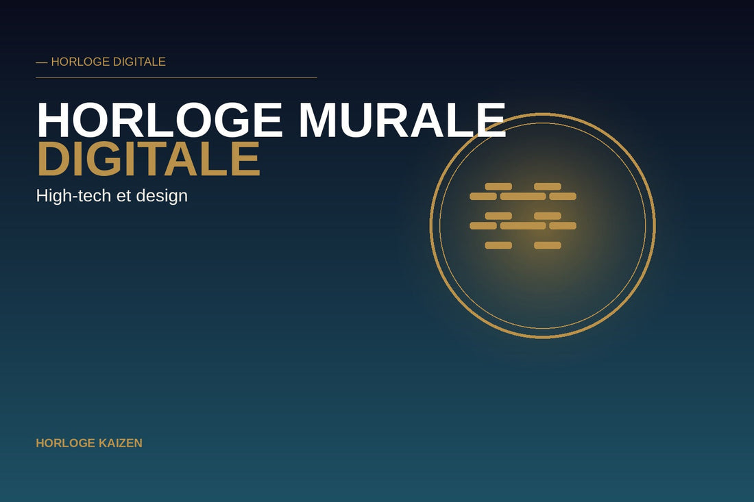 Horloge Murale Digitale : High-Tech et Design