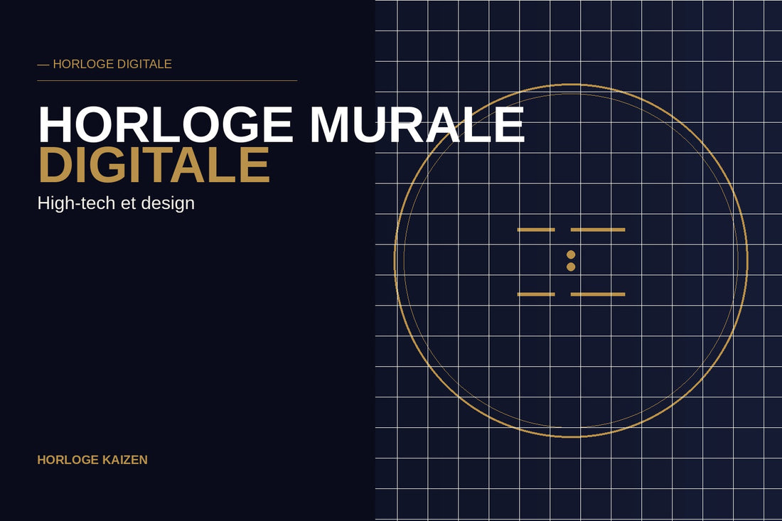 Horloge Murale Digitale : High-Tech et Déco au Service du Temps