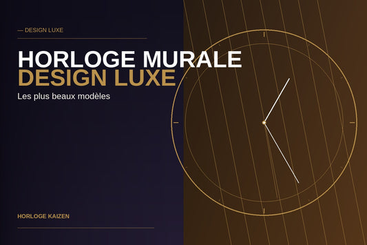 Horloge Murale Design Luxe : Les Plus Beaux Modèles