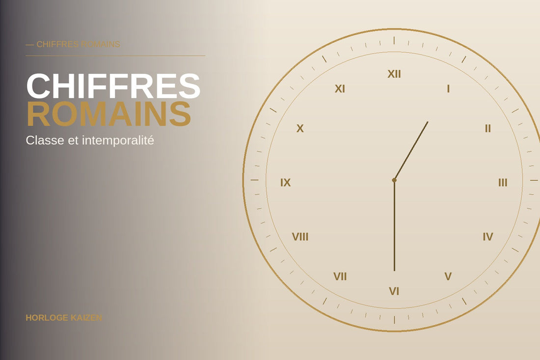 Horloge Murale Chiffres Romains : Classe et Intemporalité