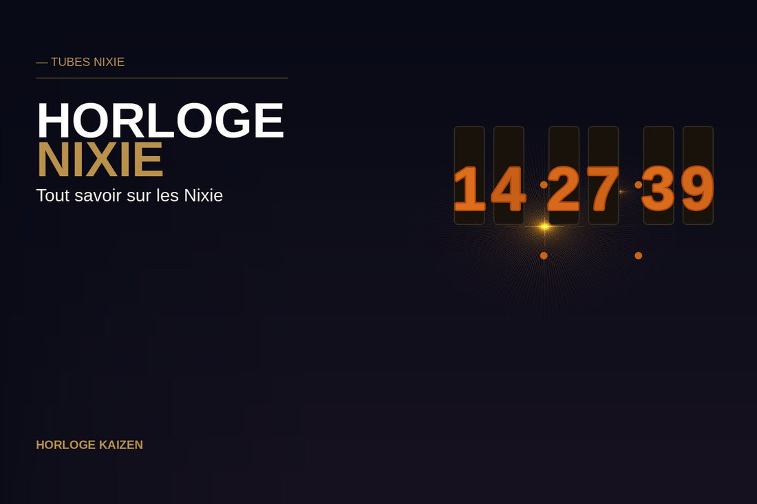 Horloge Nixie : tout savoir sur ces horloges rétro-futuristes
