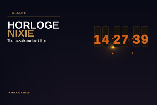 Horloge Nixie : tout savoir sur ces horloges rétro-futuristes