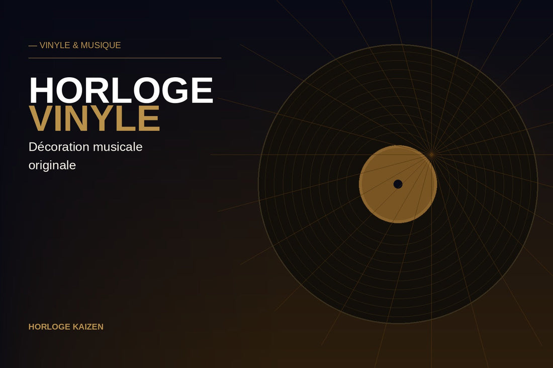 Horloge Vinyle : Décoration Originale et Musicale