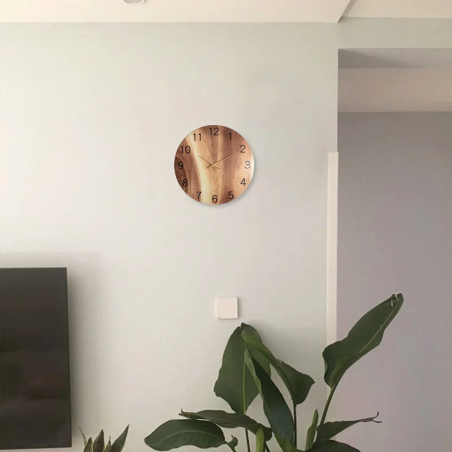 Horloge Murale Bois Style Scandinave