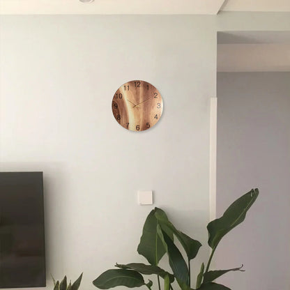 Horloge Murale Bois Style Scandinave