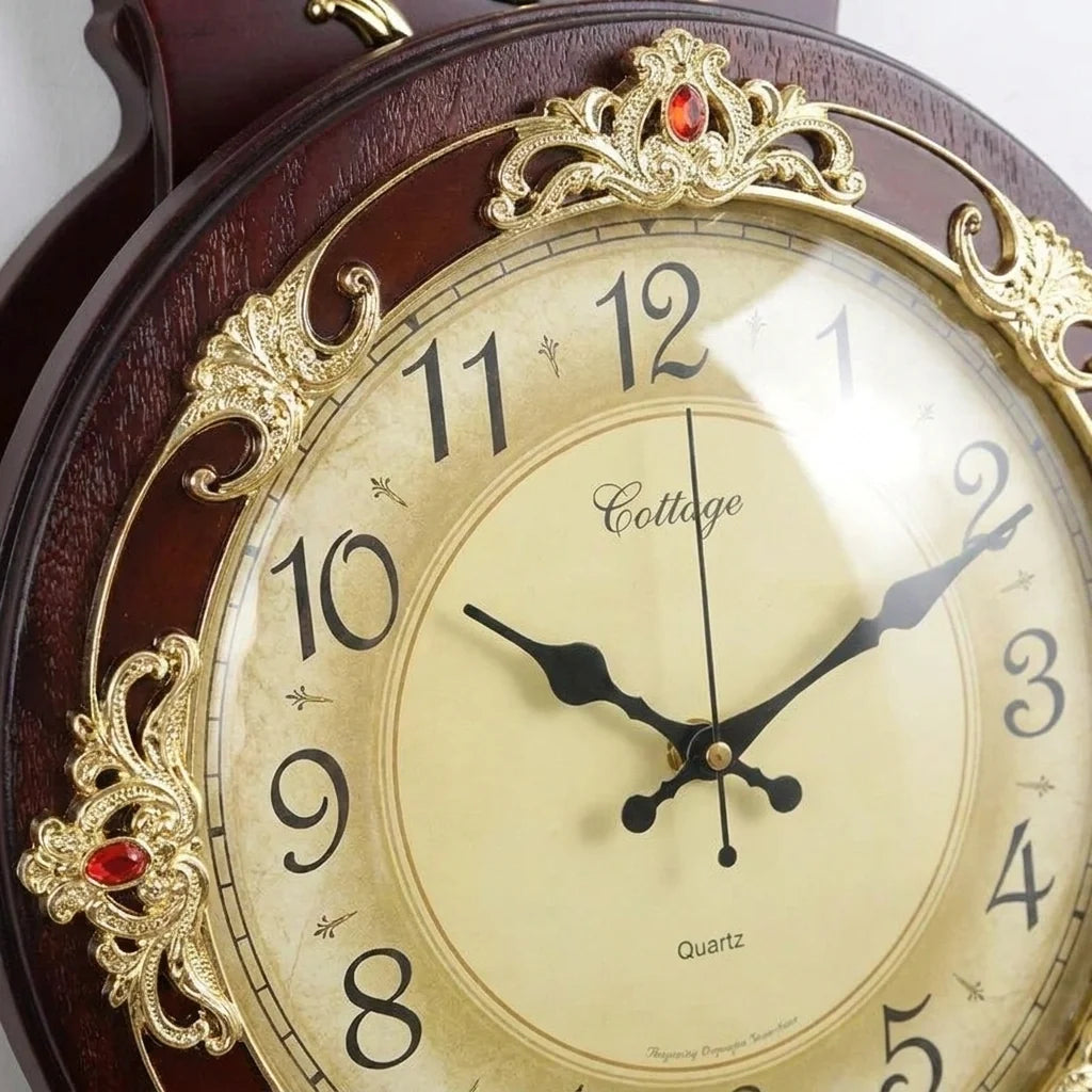 Horloge Pendule Bois Antique