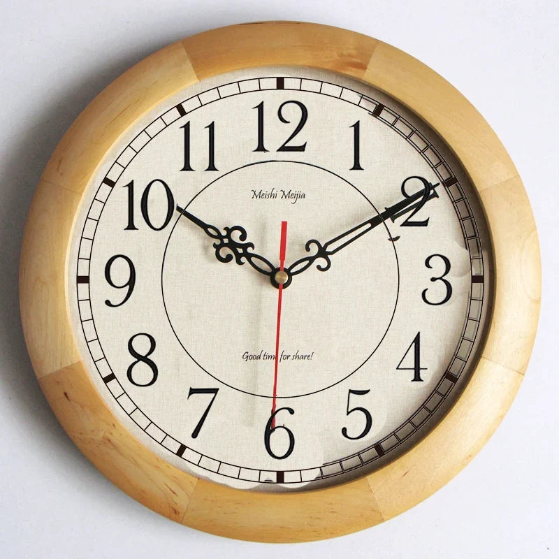 Horloge Murale Vintage Chiffres Romains