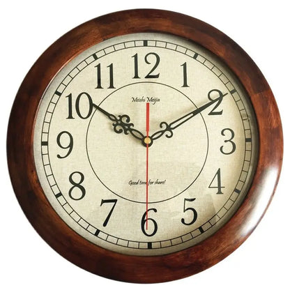 Horloge Murale Vintage Chiffres Romains