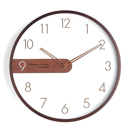 Horloge Murale Moderne Bois Ins Créative Simple