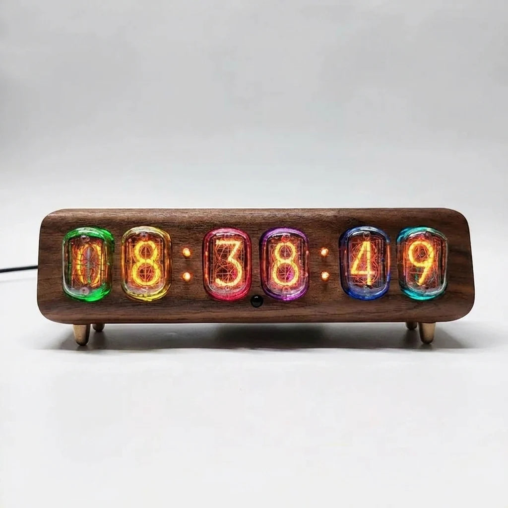 Horloge Nixie Design Rétro