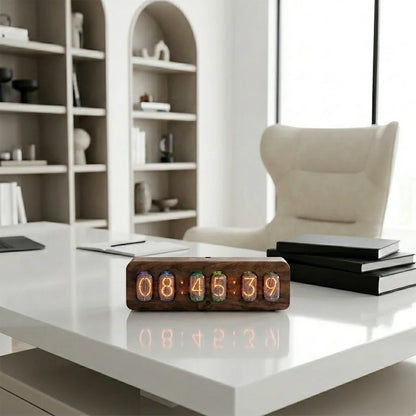 Horloge Nixie Design Rétro