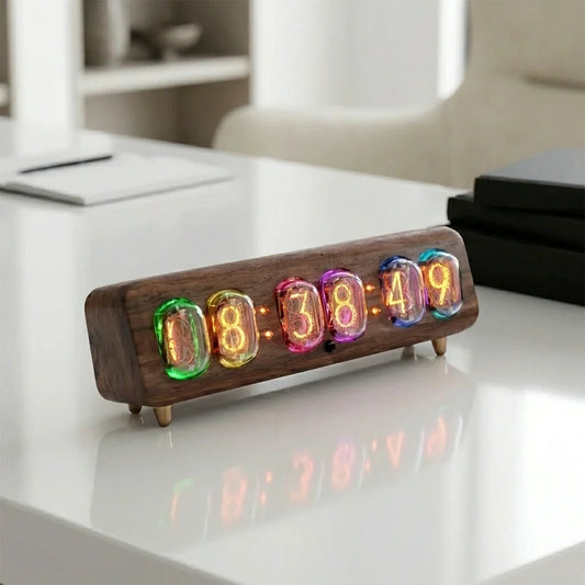 Horloge Nixie Design Rétro