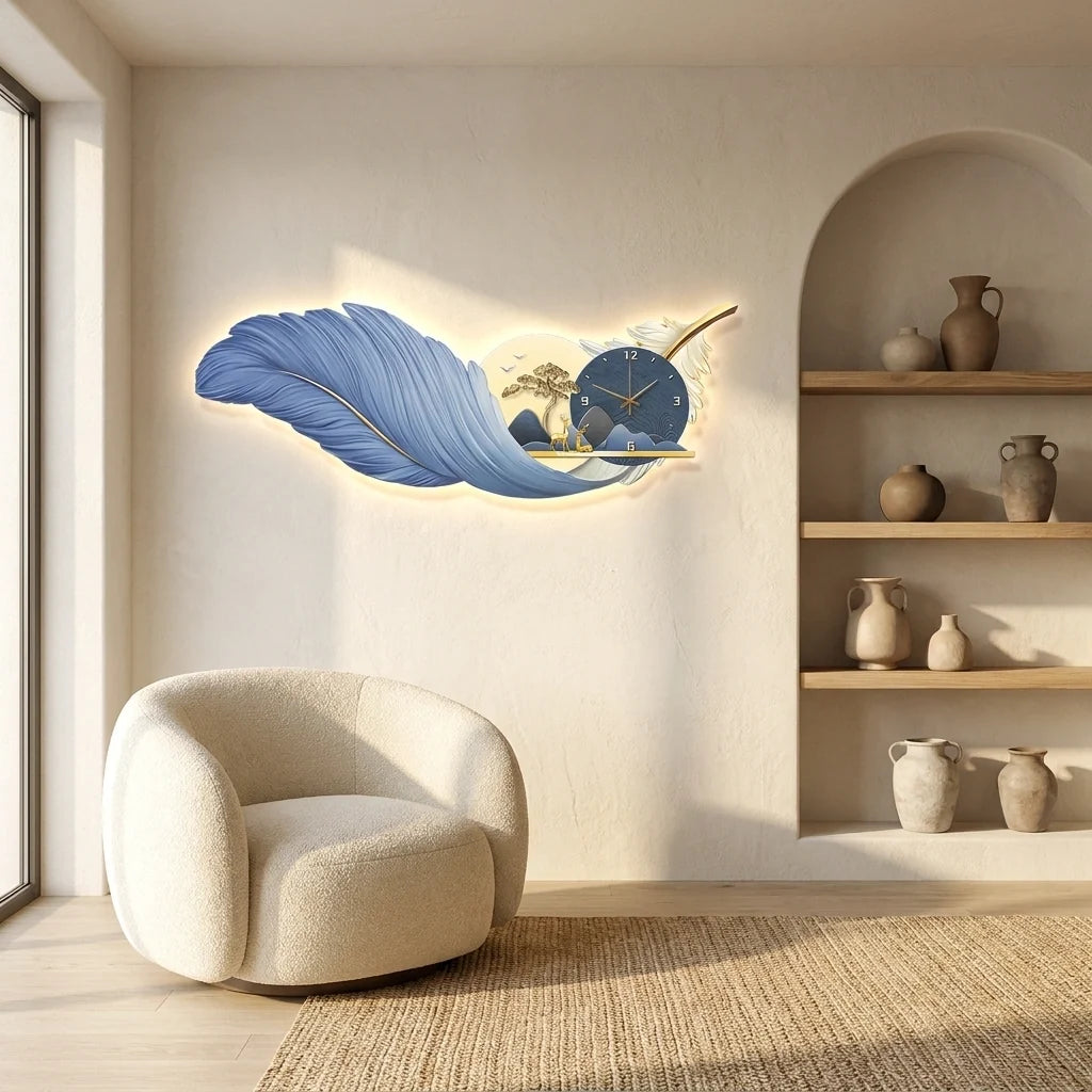 Horloge Murale Design Luxe Moderne
