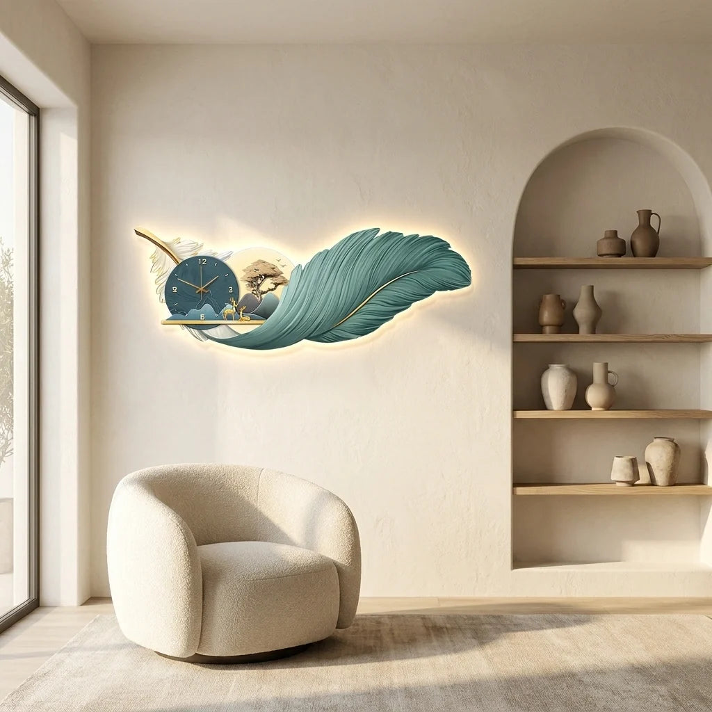 Horloge Murale Design Luxe Moderne
