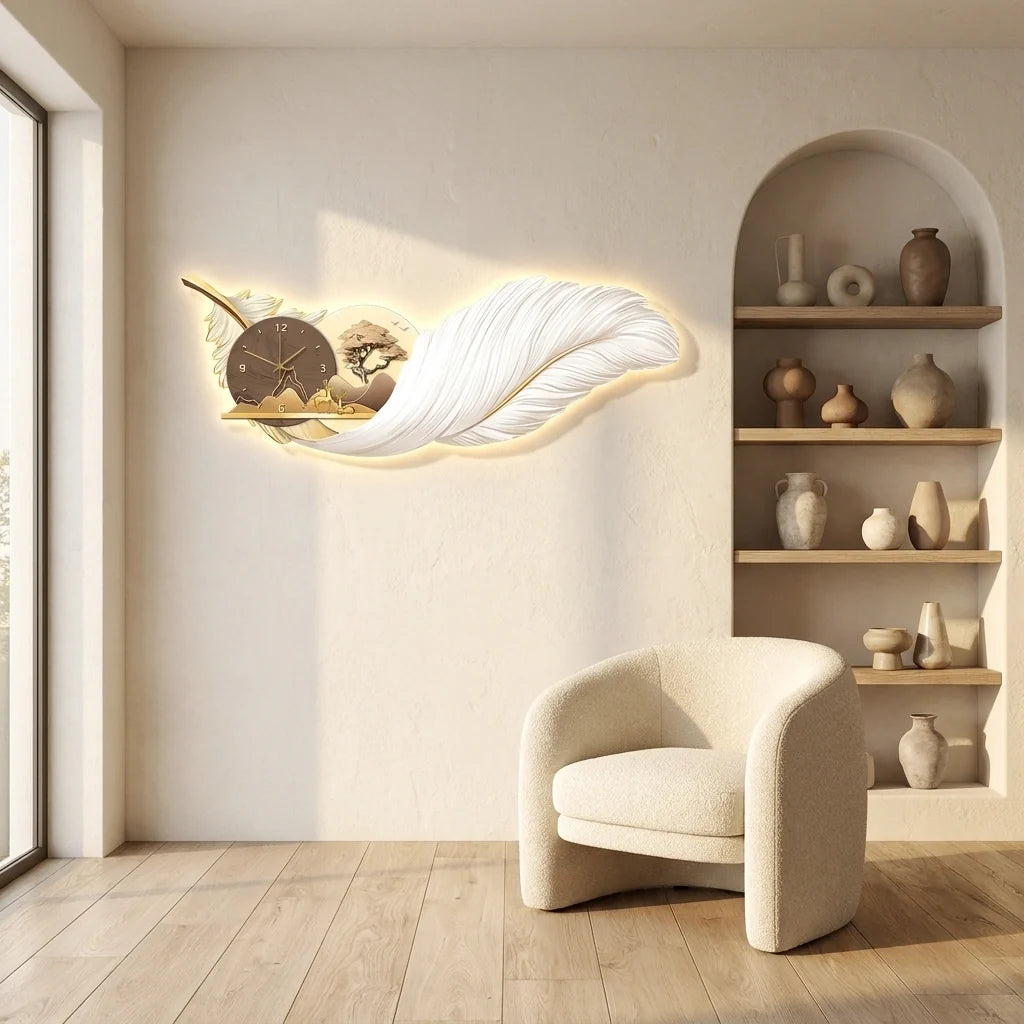 Horloge Murale Design Luxe Moderne