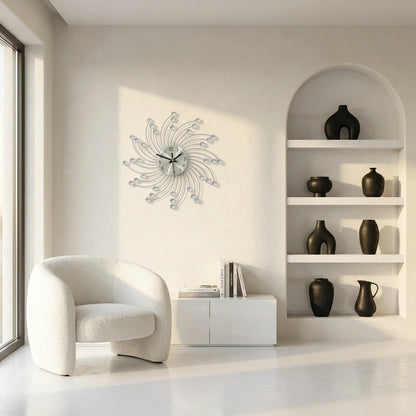 Horloge Murale diamants