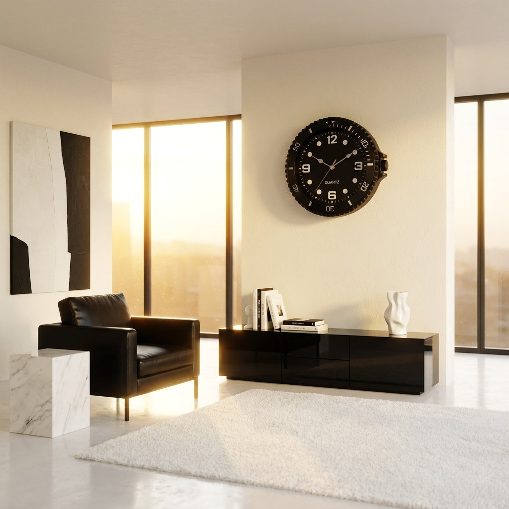 Horloge Murale Design Style Montre
