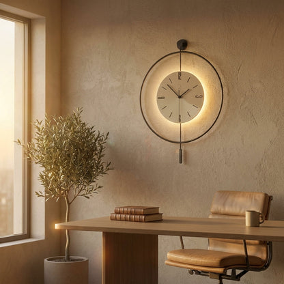 Grande Horloge Murale Moderne Led