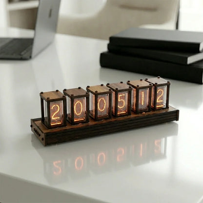 Horloge à Tube Nixie Style Rétro