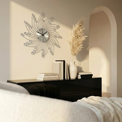 Horloge Murale diamants