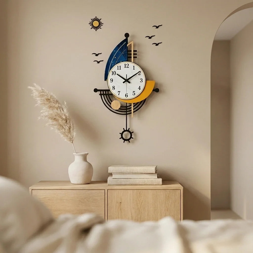 Horloge Murale Design Navire