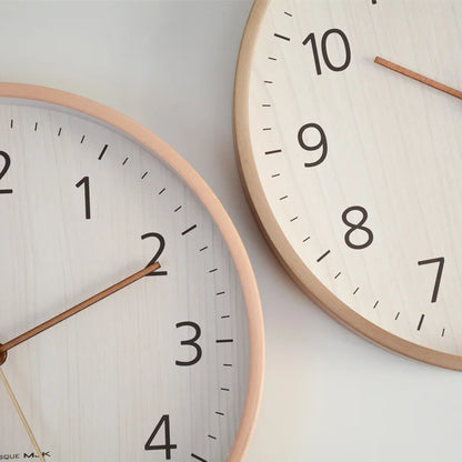 Horloge Murale Moderne Bois Épuré