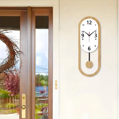 Horloge Pendule Design Ovale Moderne