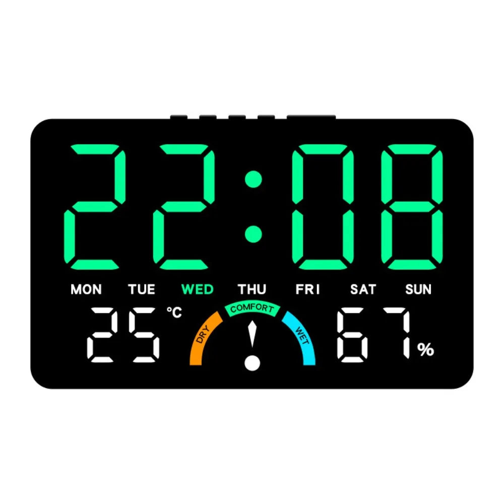 Horloge Murale Digitale Multifonction Date & Température