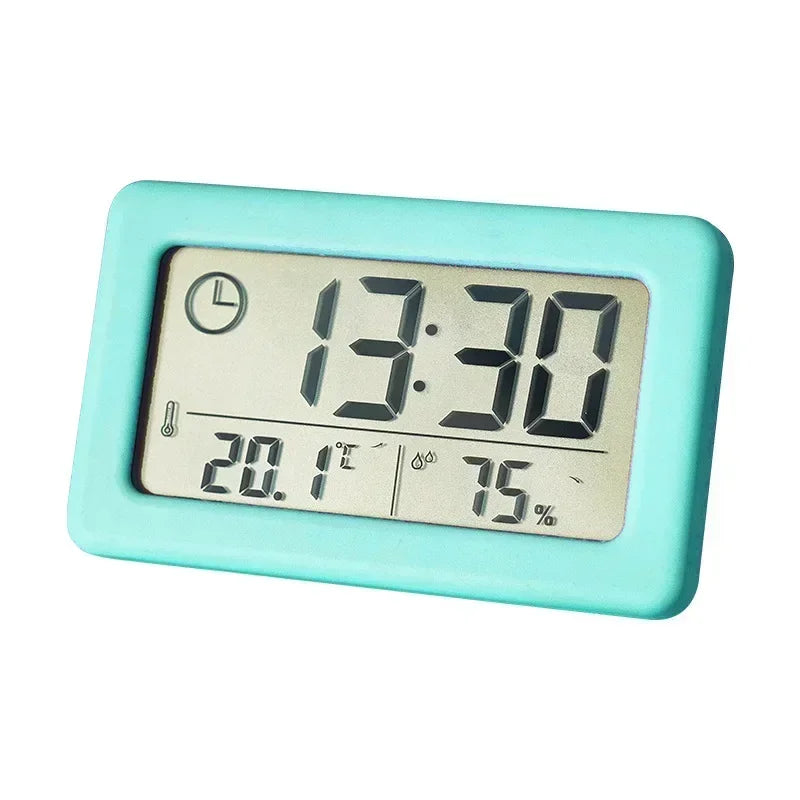 Horloge Murale Digitale Design Compact avec Thermomètre & Hygromètre