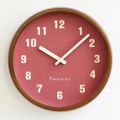 Horloge Murale Bois Massif Style Japonais