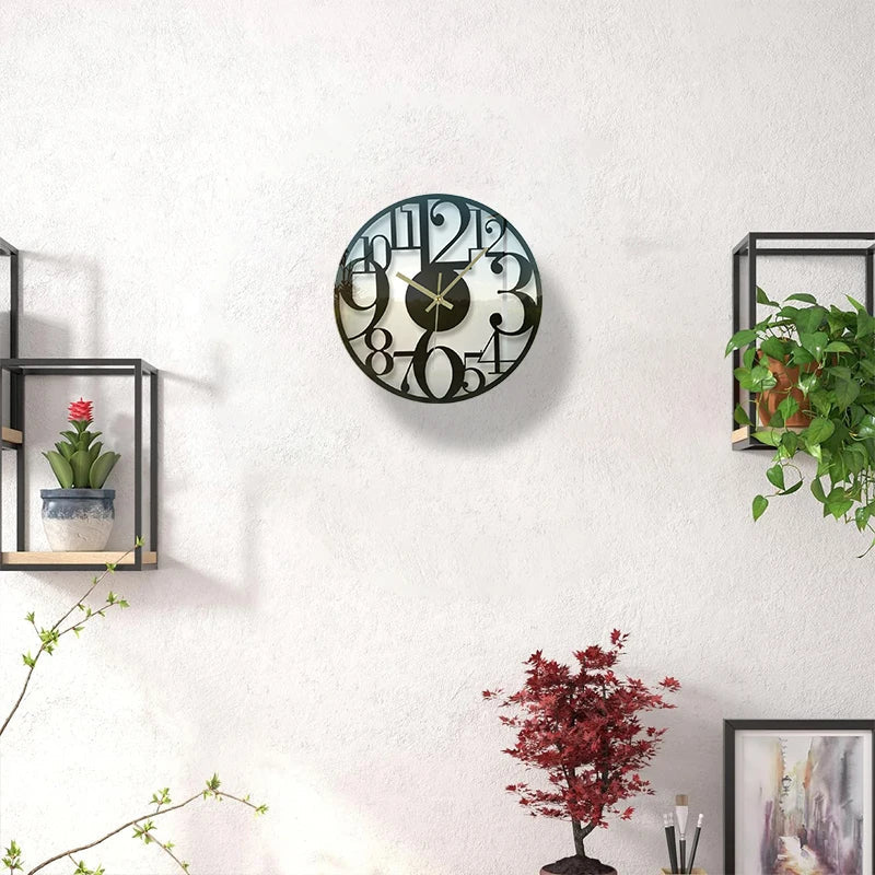 Horloge Murale Grand Chiffres