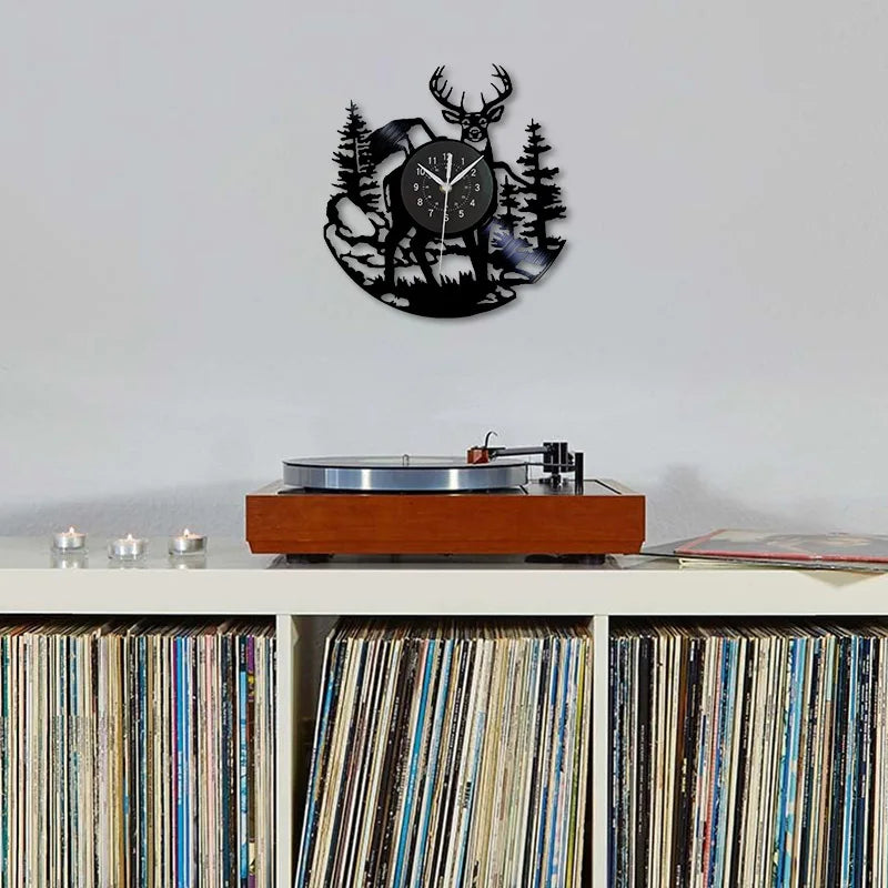 Horloge Murale Vintage Style Vinyle