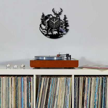 Horloge Murale Vintage Style Vinyle