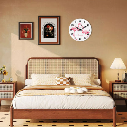 Horloge Murale Design Flamants Roses