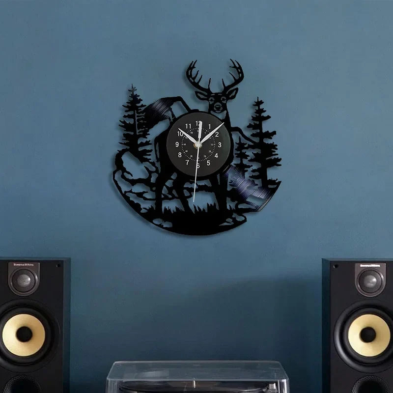 Horloge Murale Vintage Style Vinyle