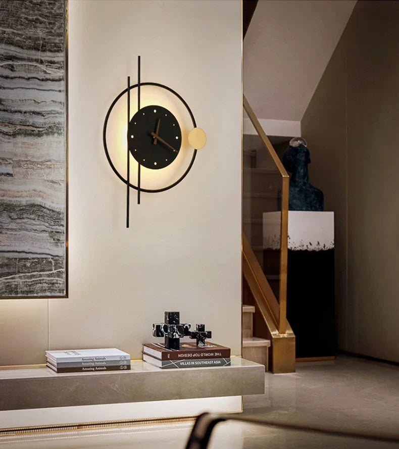 Horloge Murale Design Géométrique Style Nordique