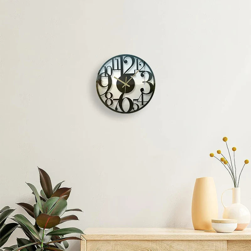 Horloge Murale Grand Chiffres