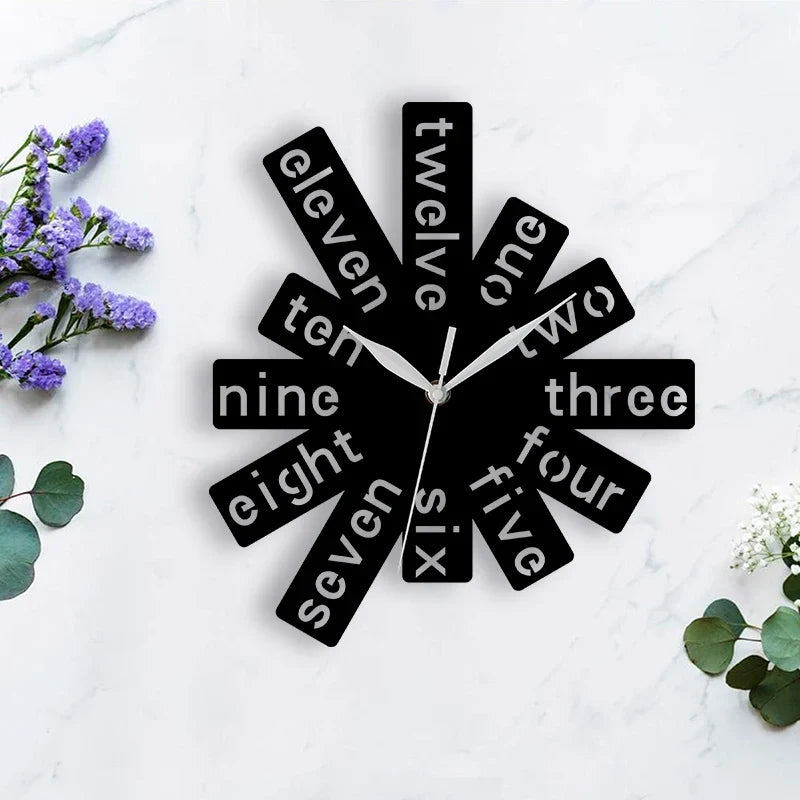 Horloge Murale Originale Rectangles