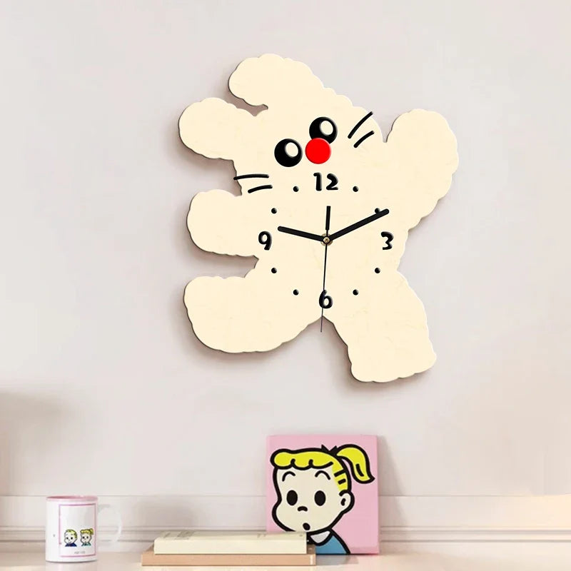 Horloge Enfant Petit Lapin Noir