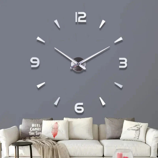 Grande Horloge Murale Minimaliste