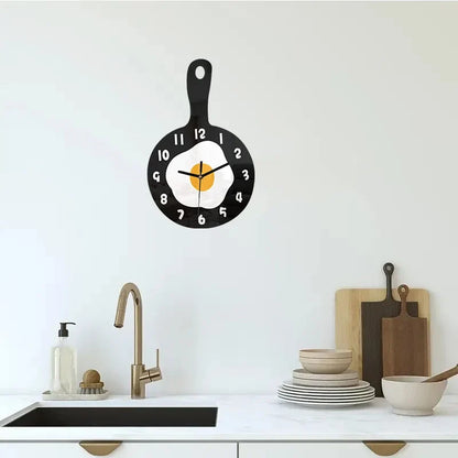 Horloge Murale Design Oeuf Sur le Plat